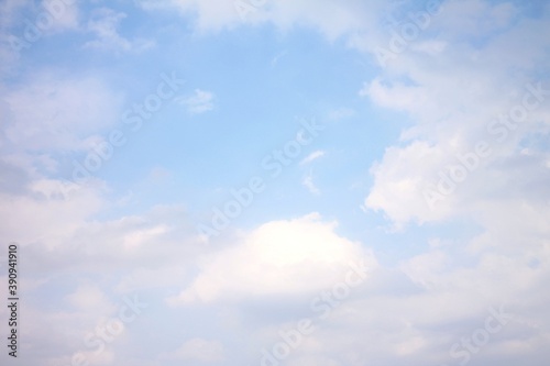 blue sky with clouds