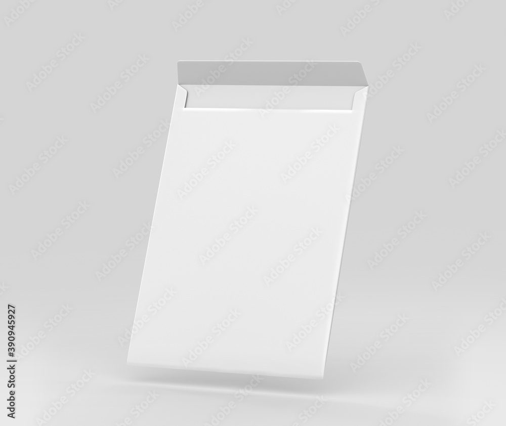 Realistic White Envelope C4/A4 mockup, Blank letter paper, c4 a4 c3 a3 template 3d Rendering isolated on light gray background Realistic White Envelope C4/A4 mockup, Blank letter paper, c4 a4 c3 a3 template 3d Rendering isolated on light gray background