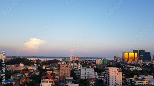 Sunset view from Sky Bar in Phnom Penh