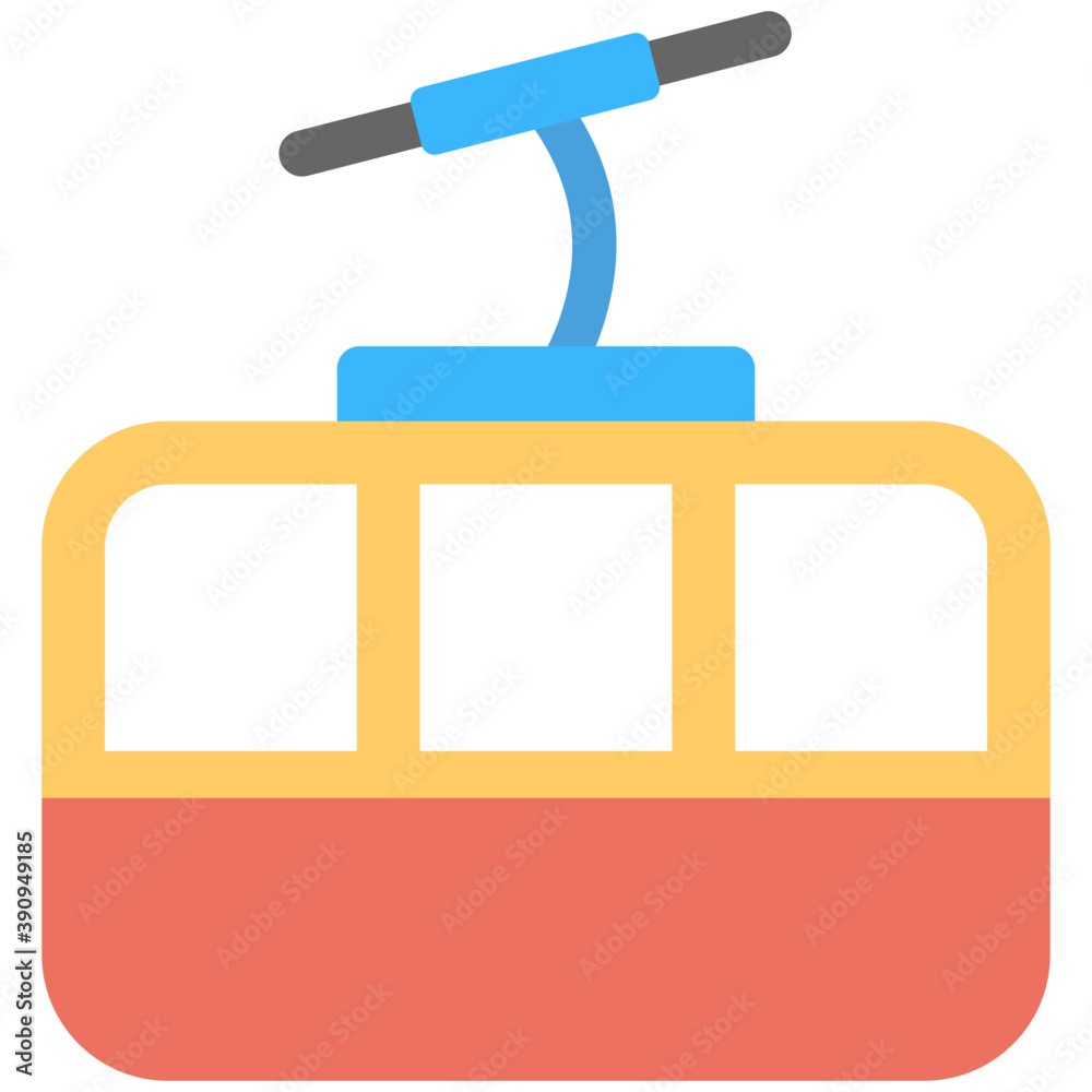 Am aerial lift which consists of a continuously circulating steel cable loop strung between two end terminals
Am aerial lift which consists of a continuously circulating steel cable loop strung between two end terminals
