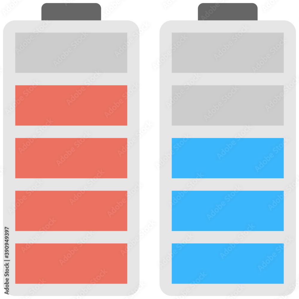 Flat vector icon design of power batteries
Flat vector icon design of power batteries