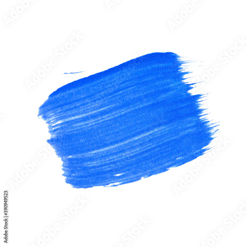 blue paint brush