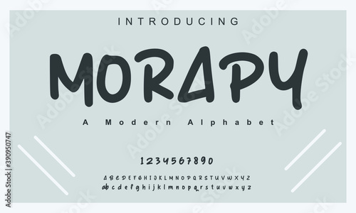 Morapy font. Elegant alphabet letters font and number. Classic Copper Lettering Minimal Fashion Designs. Typography fonts regular uppercase and lowercase. vector illustration