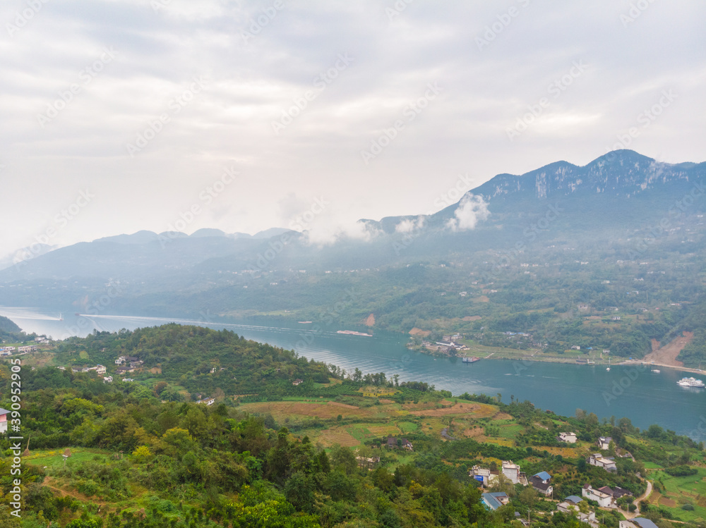 Autumn scenery of Jianshiye Three Gorges Scenic Area in Enshi, Hubei, China Autumn scenery of Jianshiye Three Gorges Scenic Area in Enshi, Hubei, China