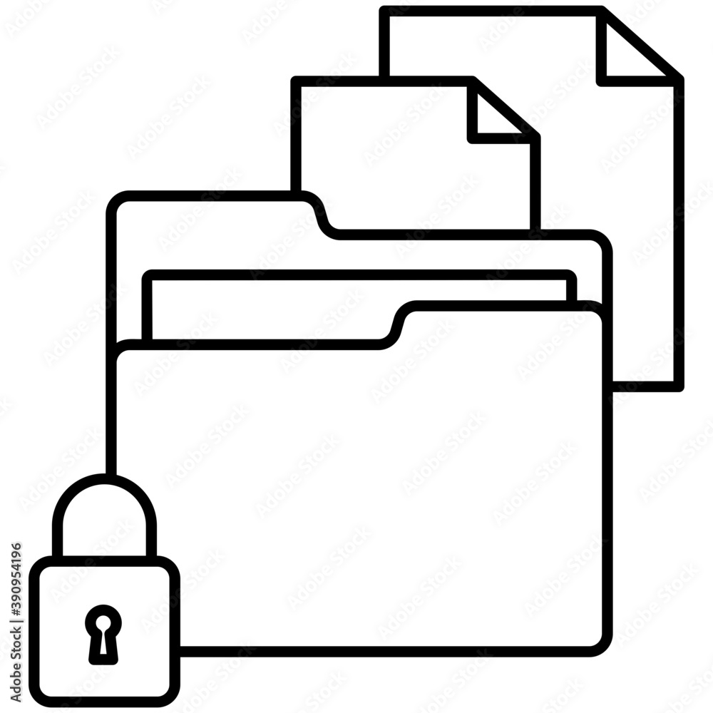 Flat icon document secrecy, document protection
Flat icon document secrecy, document protection