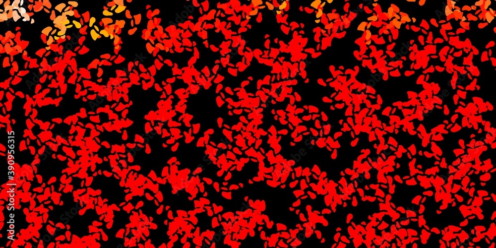 Dark red vector backdrop with chaotic shapes.