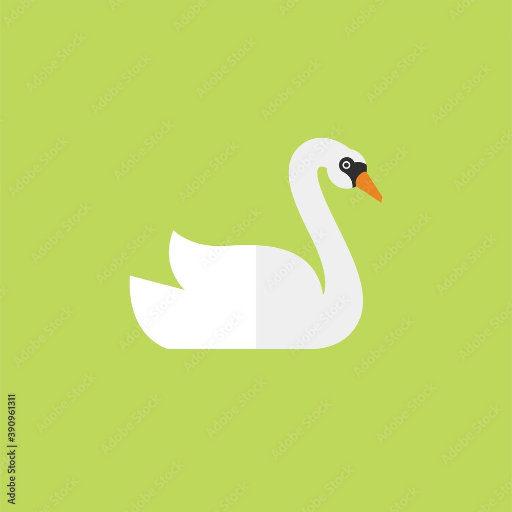 Fototapeta premium bird icon vector full color