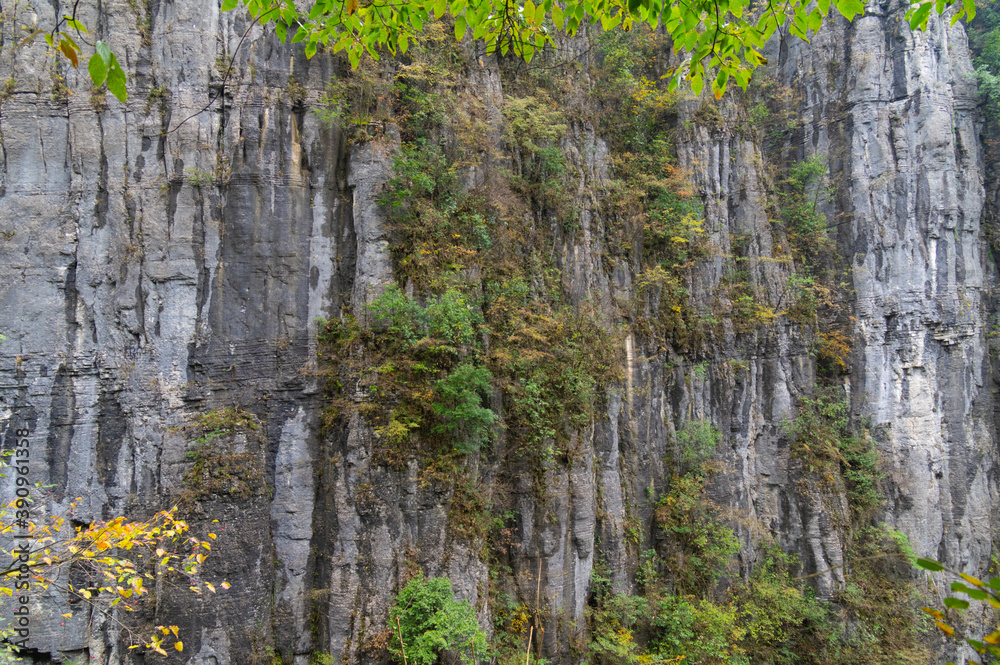 Obraz premium Autumn scenery of Enshi Grand Canyon Scenic Area, Hubei, China