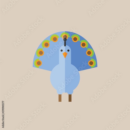 bird icon vector full color