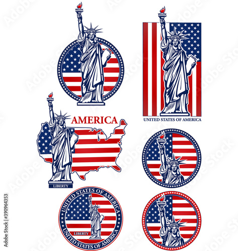 Statue of Liberty. New York and American symbol