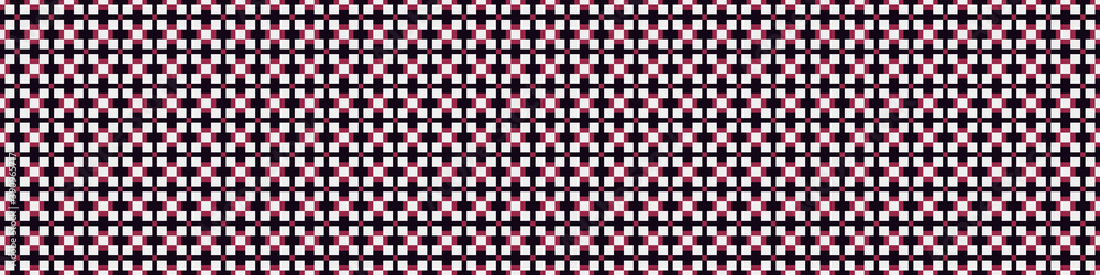 Abstract Cross Pattern Dots Logo generative computational art illustration