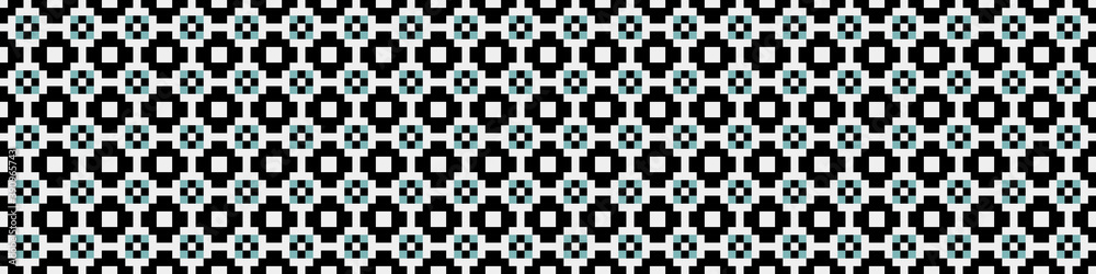 Abstract Cross Pattern Dots Logo generative computational art illustration