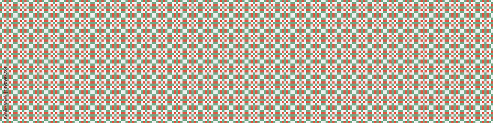 Fototapeta premium Abstract Cross Pattern Dots Logo generative computational art illustration