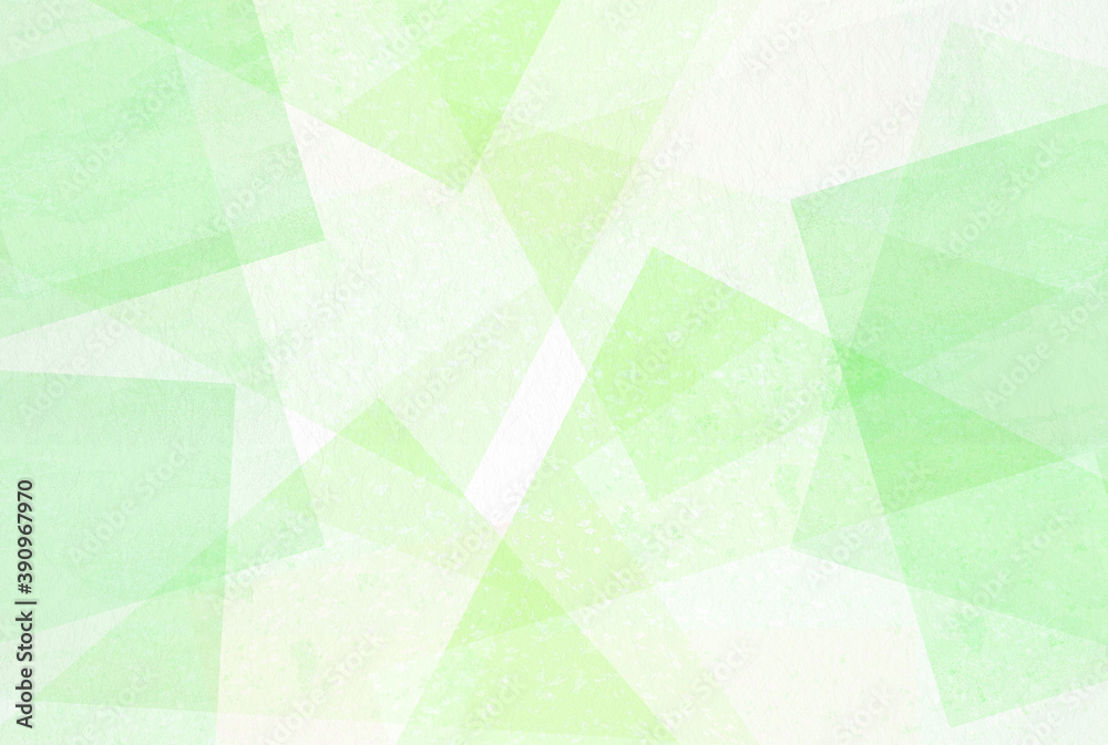 Naklejka premium グリーンの和紙の背景素材（アブストラクト） 