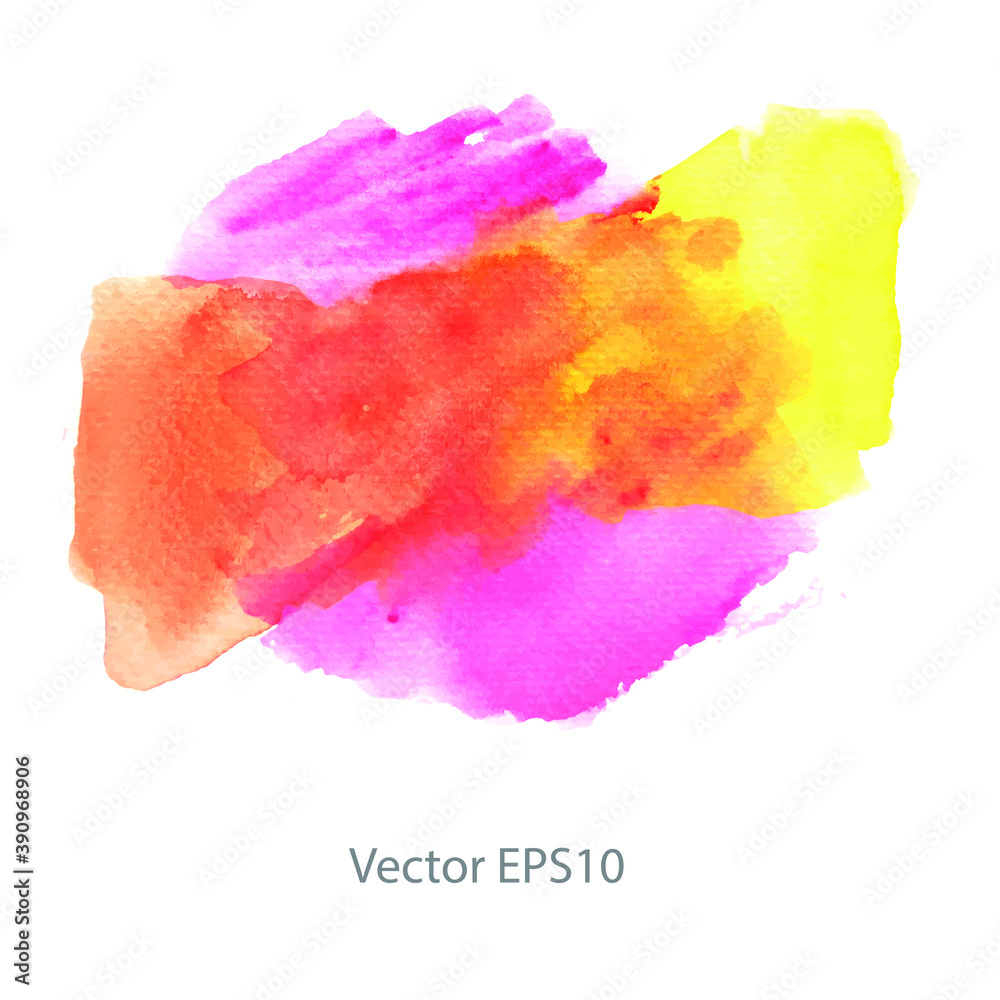 colorful watercolor background. vector background