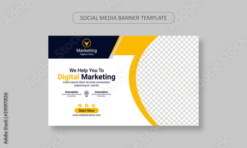 Creative and Modern Social media square web post template design. Professional and business social media post banner with Square size.