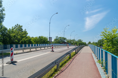 Viaduct named after the Marshal of the Sejm of the Republic of Poland Maciej Plazynski in Tczew, Poland. photo