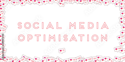 Social media icons. Social media marketing concept