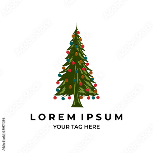 cypress color logo vector illustration design