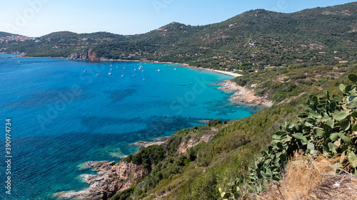 Corsica France paradise beach with turquoise water © Giacomo