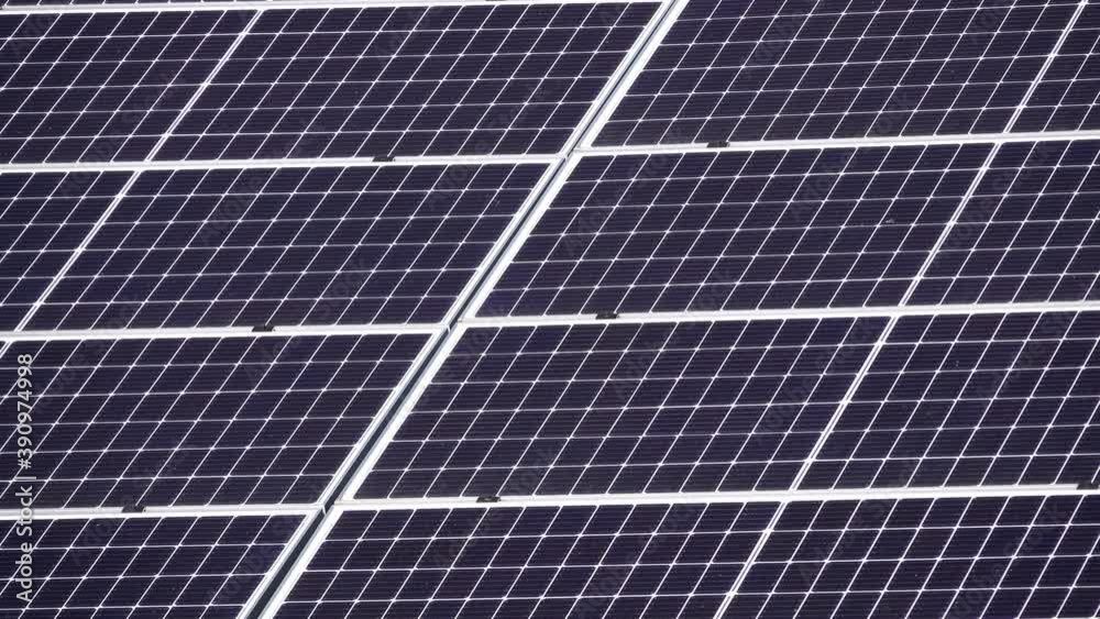 Two solar panels with adjoining edges. Two solar panels with adjoining edges.