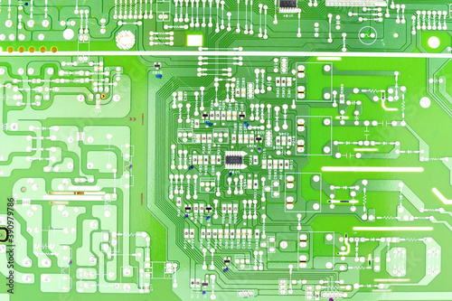 mounted printed circuit Board, radio components, internal conductors