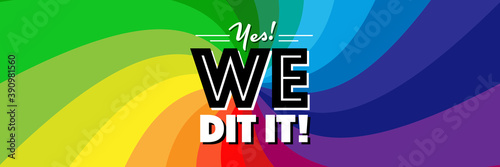 Yes, we did it on colorful background
