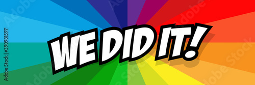 We did it on colorful background
