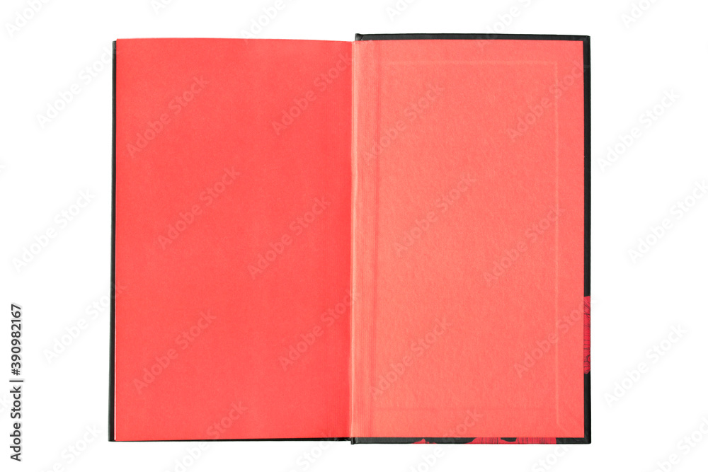 Book spread isolated