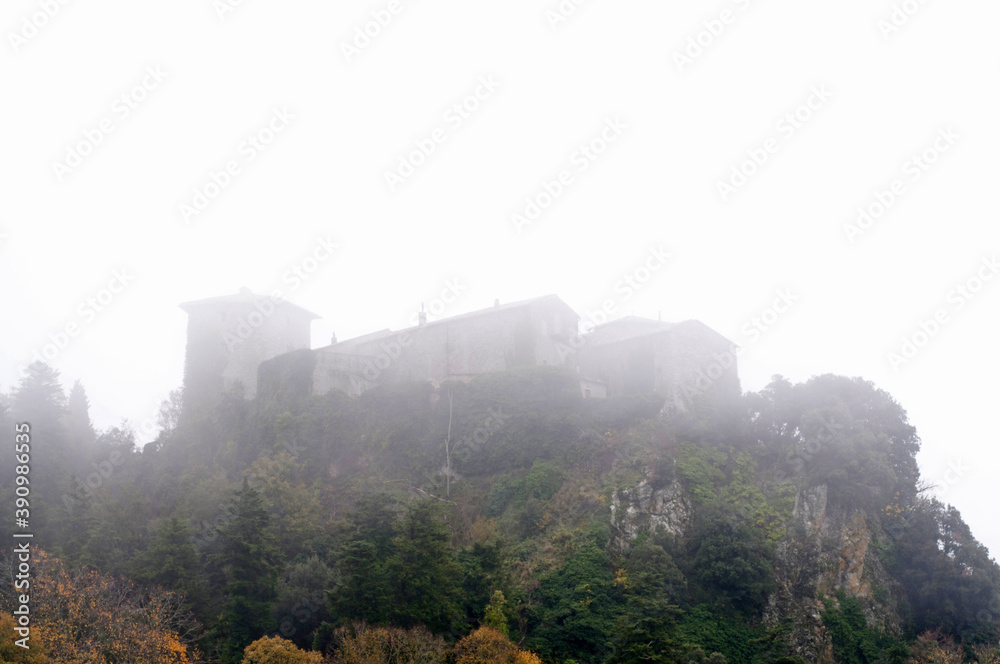 Triana Castle in autumn, Tuscany, Italy.