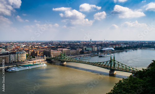 Liberty Bridge (Szabadsag hid) Budapest Hungary