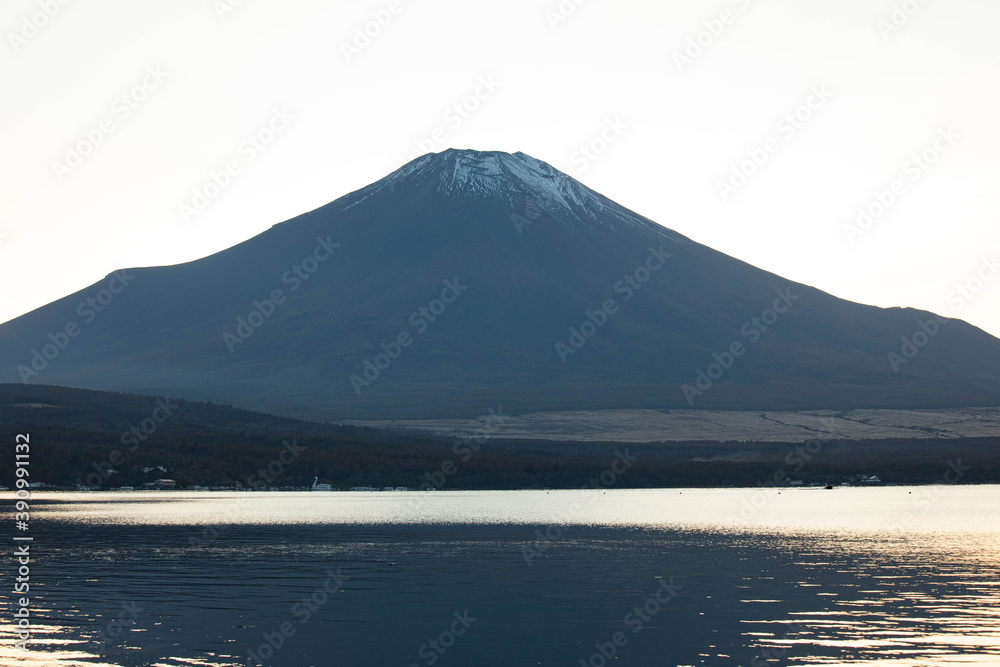 Mt Fuji over lake Yamanaka