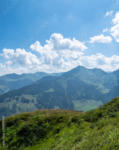 Landscape panorama in Tyrol, Austria