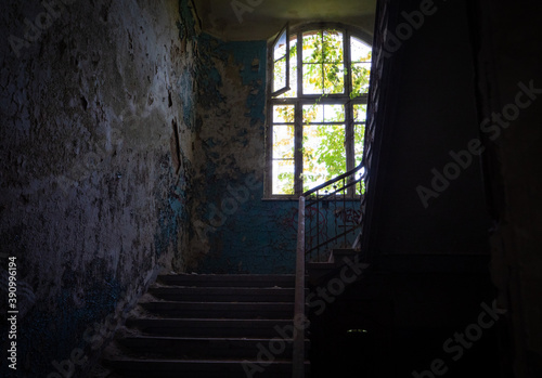 The old abandoned room of a building, Lost Place