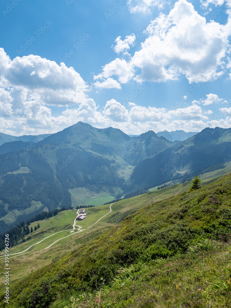 Landscape panorama in Tyrol, Austria