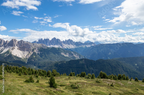 Landscape panorama of Seiser Alm in South Tyrol, Italy © wlad074