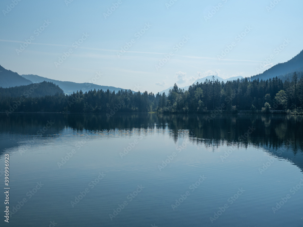 Lake Hintersee in Bavaria, Germany