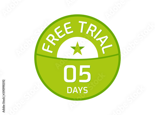 5 Days Free Trial logo, 5 Day Free trial image