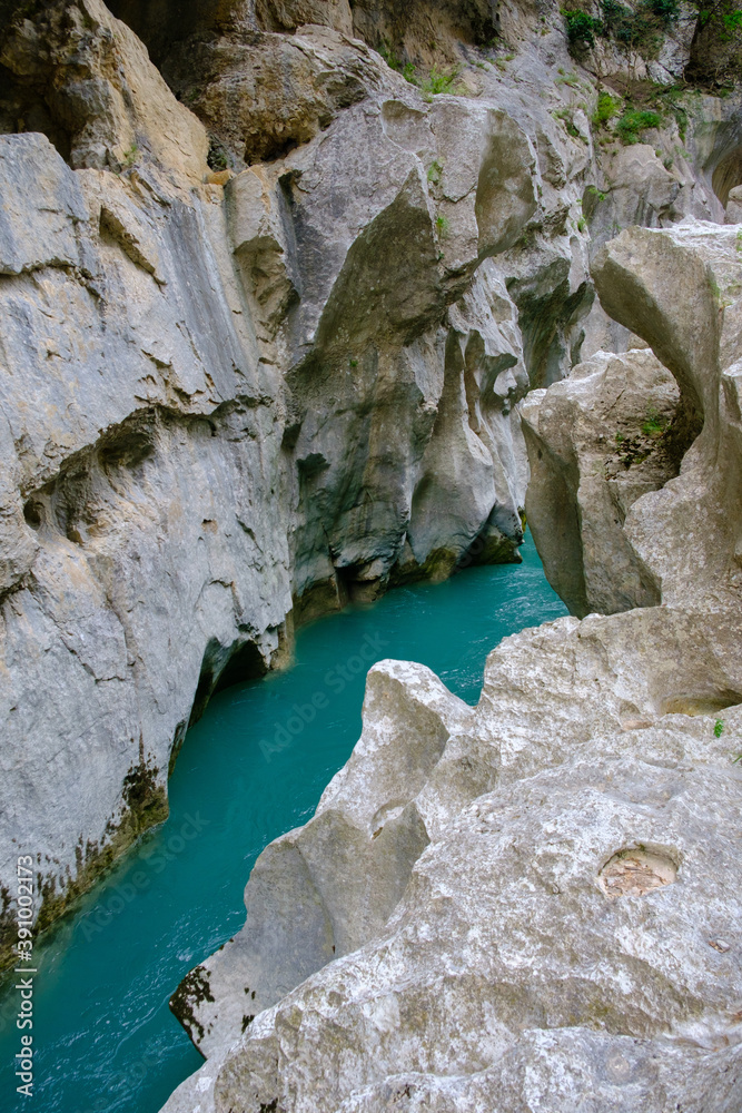 Fototapeta premium The styx cave at the gorge of the Verdon 
