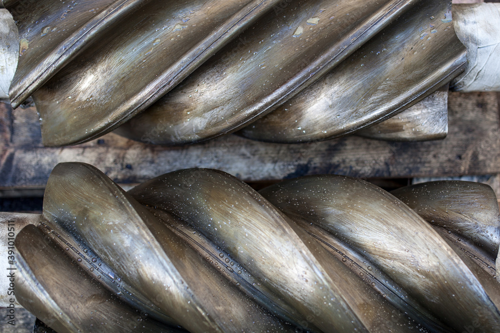 Obraz premium Close up of metal drill bit
