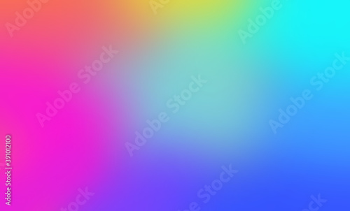 Abstract gradient rainbow color or light colorful background. 