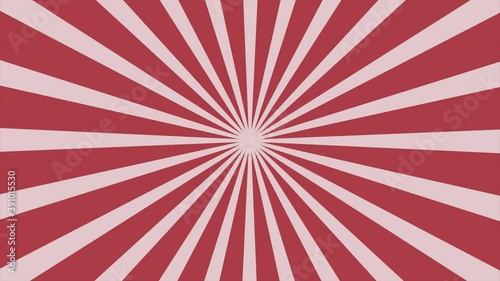 Comic abstract radial motion video with rotation animation