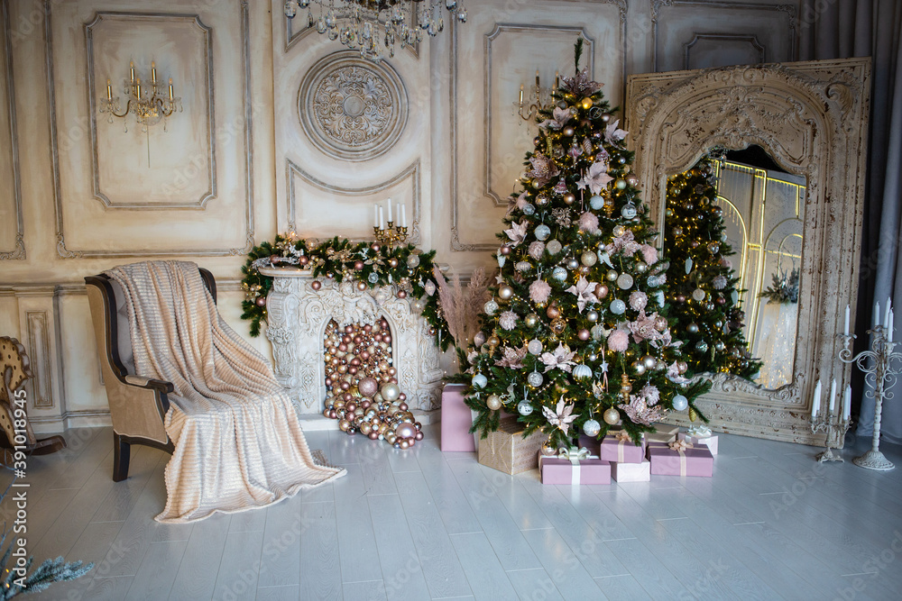 festive christmas and new year decorations festive christmas and new year decorations