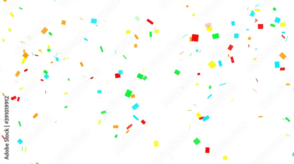 Colorful confetti background graphic material