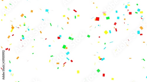 Colorful confetti background graphic material