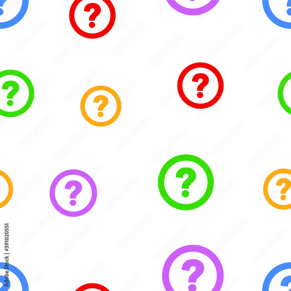 seamless pattern with question mark sign seamless pattern with question mark sign