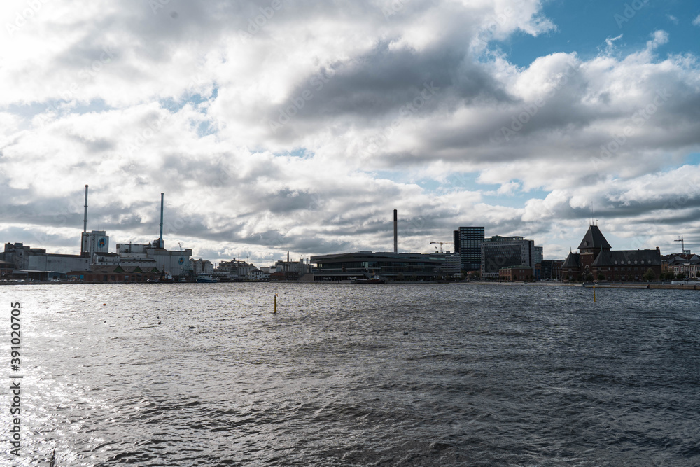 view of the port of Aarhus