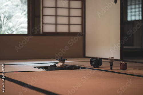 Foto 日本の茶室の風景
