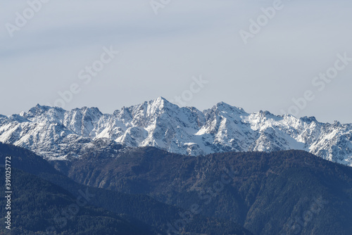 Valtellina valley mountains, Lombardy region, northern Italy © Dmytro Surkov