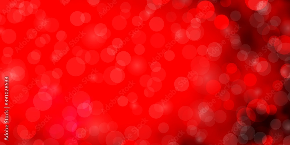 Light Pink, Red vector template with circles. Light Pink, Red vector template with circles.